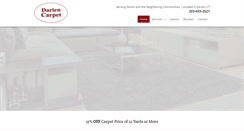 Desktop Screenshot of dariencarpet.com