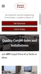 Mobile Screenshot of dariencarpet.com