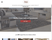 Tablet Screenshot of dariencarpet.com